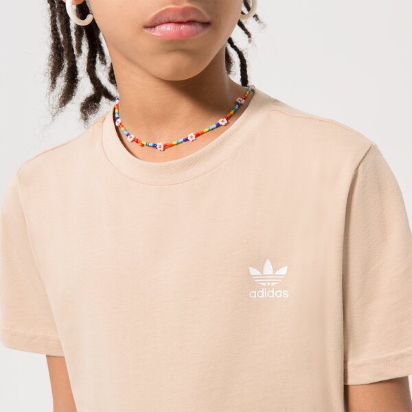 Детска тениска ADIDAS ТЕНИСКА GIRL hk2875 цвят бежов