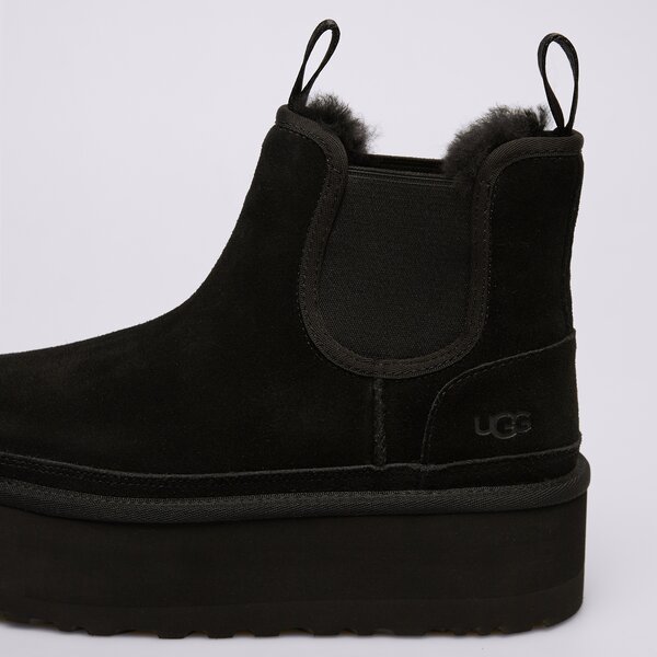 Дамски кежуал UGG NEUMEL PLATFORM CHELSEA 1134526-blk цвят черен