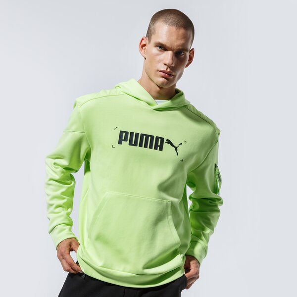 Мъжки суичър PUMA СУИТЧЪР С КАЧУЛКА NU-TILITY HOODIE 58344134 цвят зелен