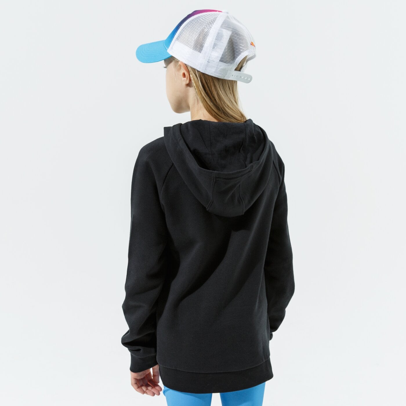 Детски суичър ADIDAS СУИТЧЪР С КАЧУЛКА HOODIE GIRL h32388 цвят черен