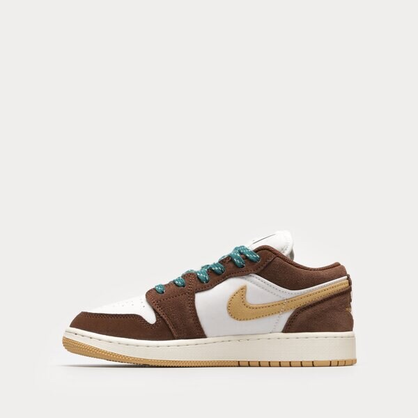 Детски маратонки AIR JORDAN 1 LOW SE fb2216-200 цвят кафяв