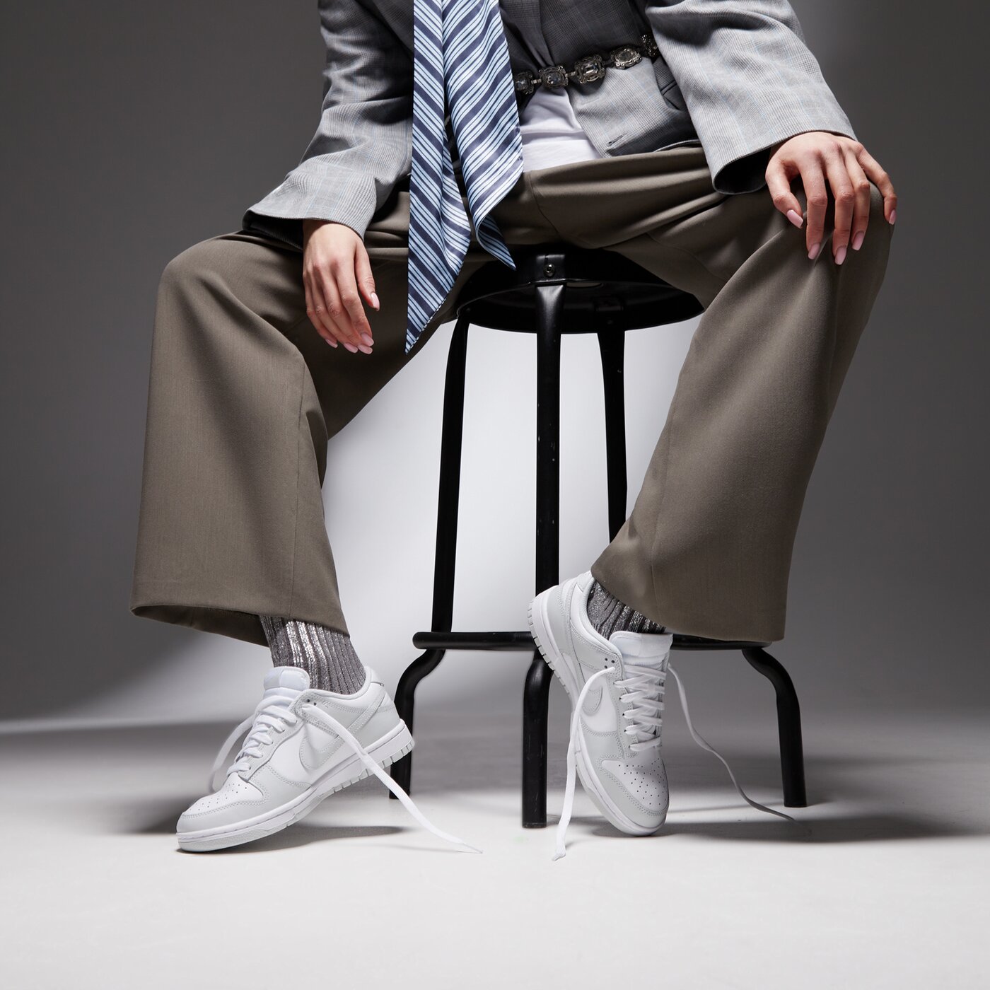 Дамски маратонки NIKE DUNK LOW dd1503-103 цвят сив