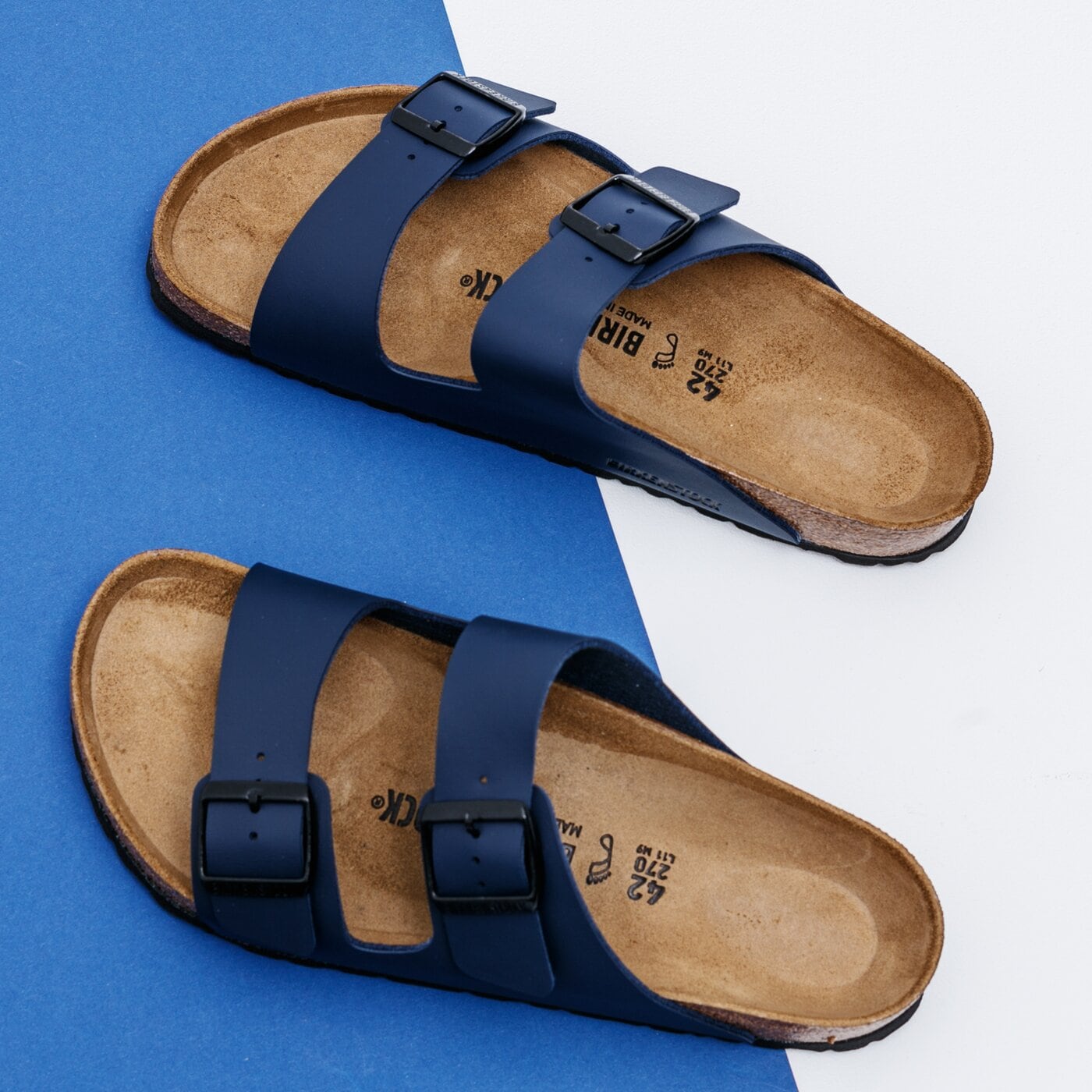 Мъжки чехли и сандали BIRKENSTOCK ARIZONA BS 51751 цвят син