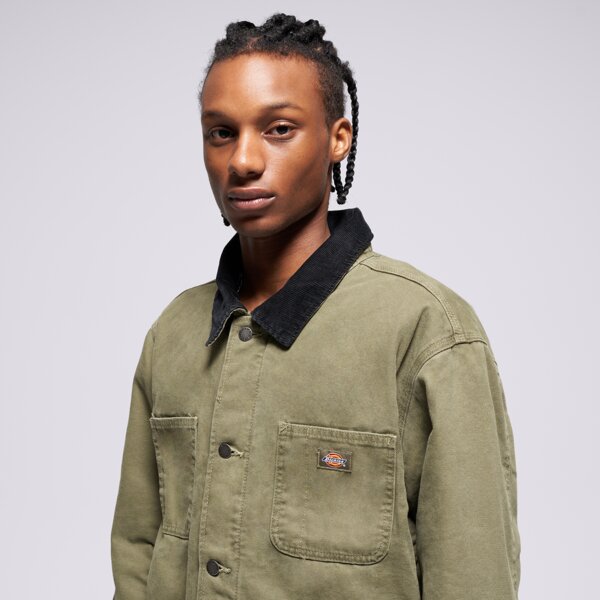 Мъжко зимно яке DICKIES ЯКЕ ЗИМНО CHORE JACKET LINED CANVAS dk0a87o3mgr1 цвят каки