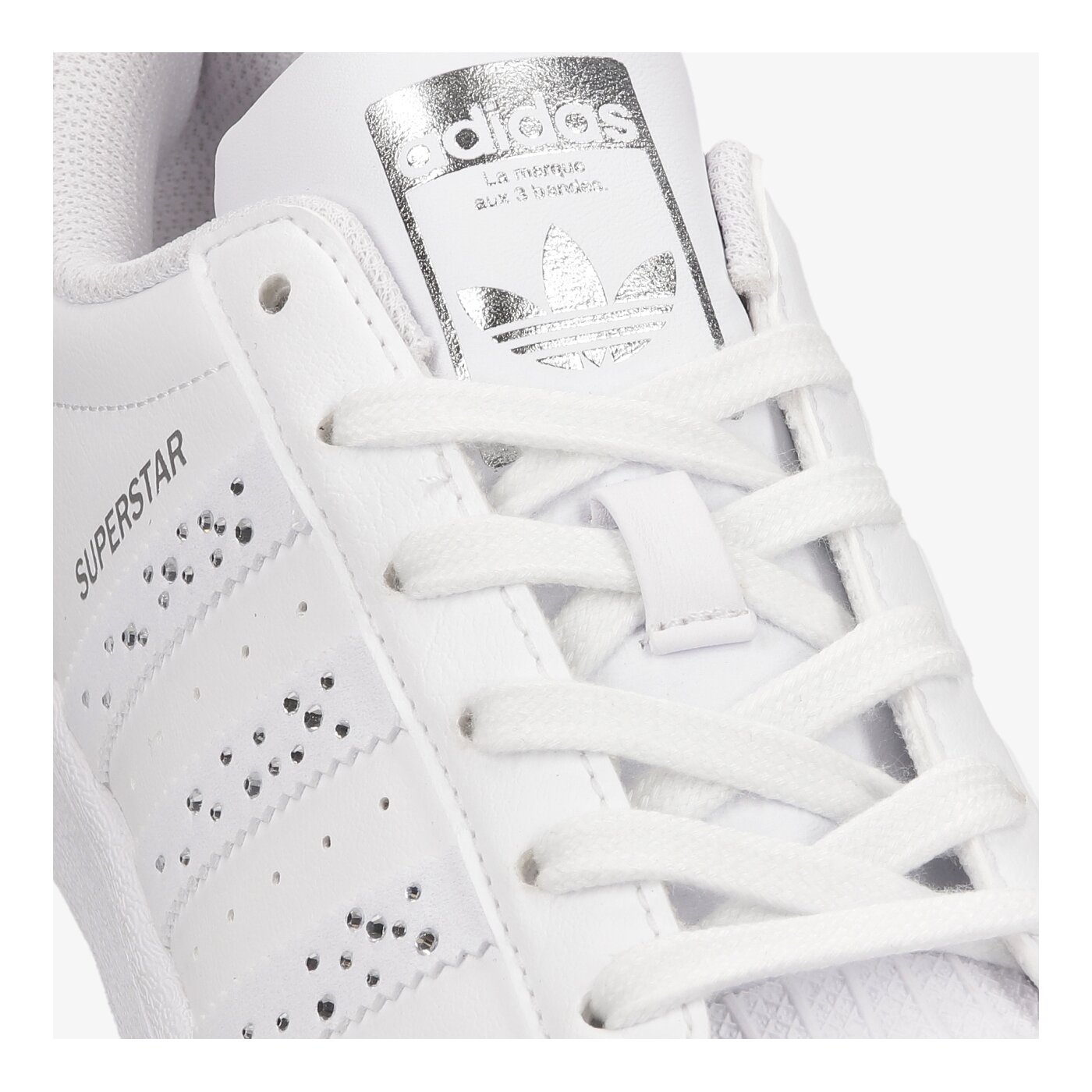 Детски маратонки ADIDAS SUPERSTARJ h04019 цвят бял