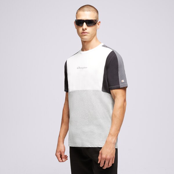 Мъжка тениска CHAMPION PANEL ТЕНИСКА  218426em006 цвят сив