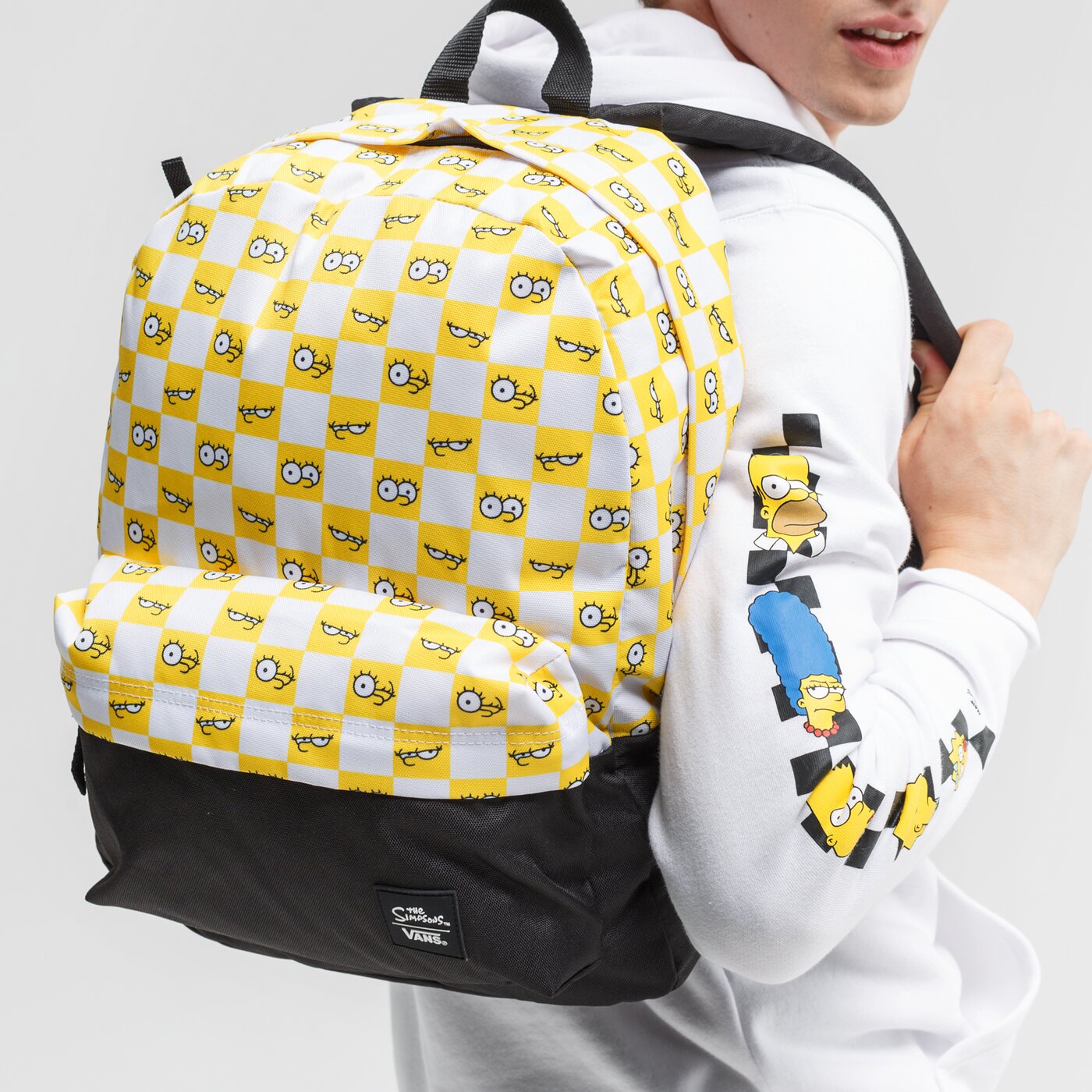 Детска раница VANS VANS X THE SIMPSONS CHECK EYES BCKPCK vn0a4v44zzy цвят многоцветен