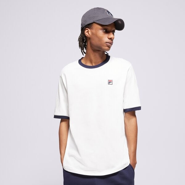 Мъжка тениска FILA ТЕНИСКА CONTRAST RIB TEE lm1836at101 цвят бял