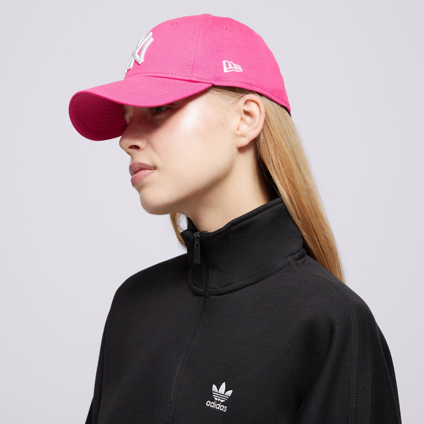 Детска шапка с козирка NEW ERA ШАПКА KIDS LE 940® NYY NEW YORK YANKEES PNKWHI 10877284 цвят розов