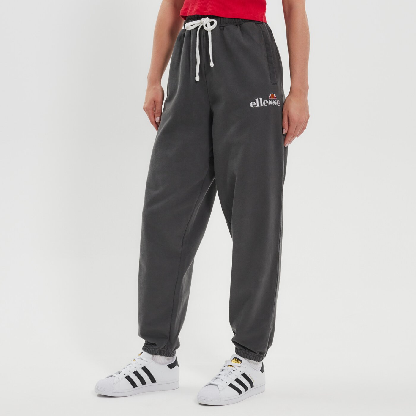 Дамски панталони ELLESSE ПАНТАЛОНИ VELAMJOGPANTS BLK sgk13150011 цвят черен