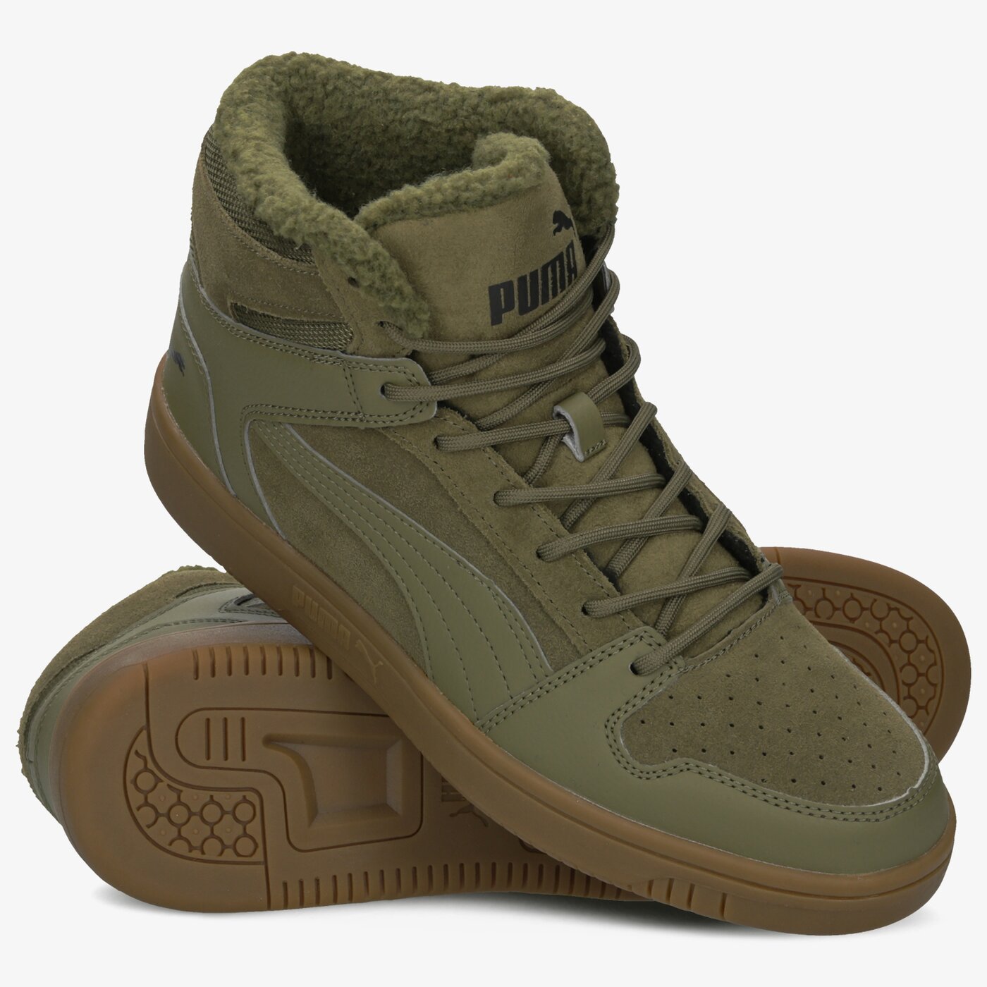 Мъжки маратонки PUMA REBOUND LAYUP SD FUR 36983103 цвят зелен