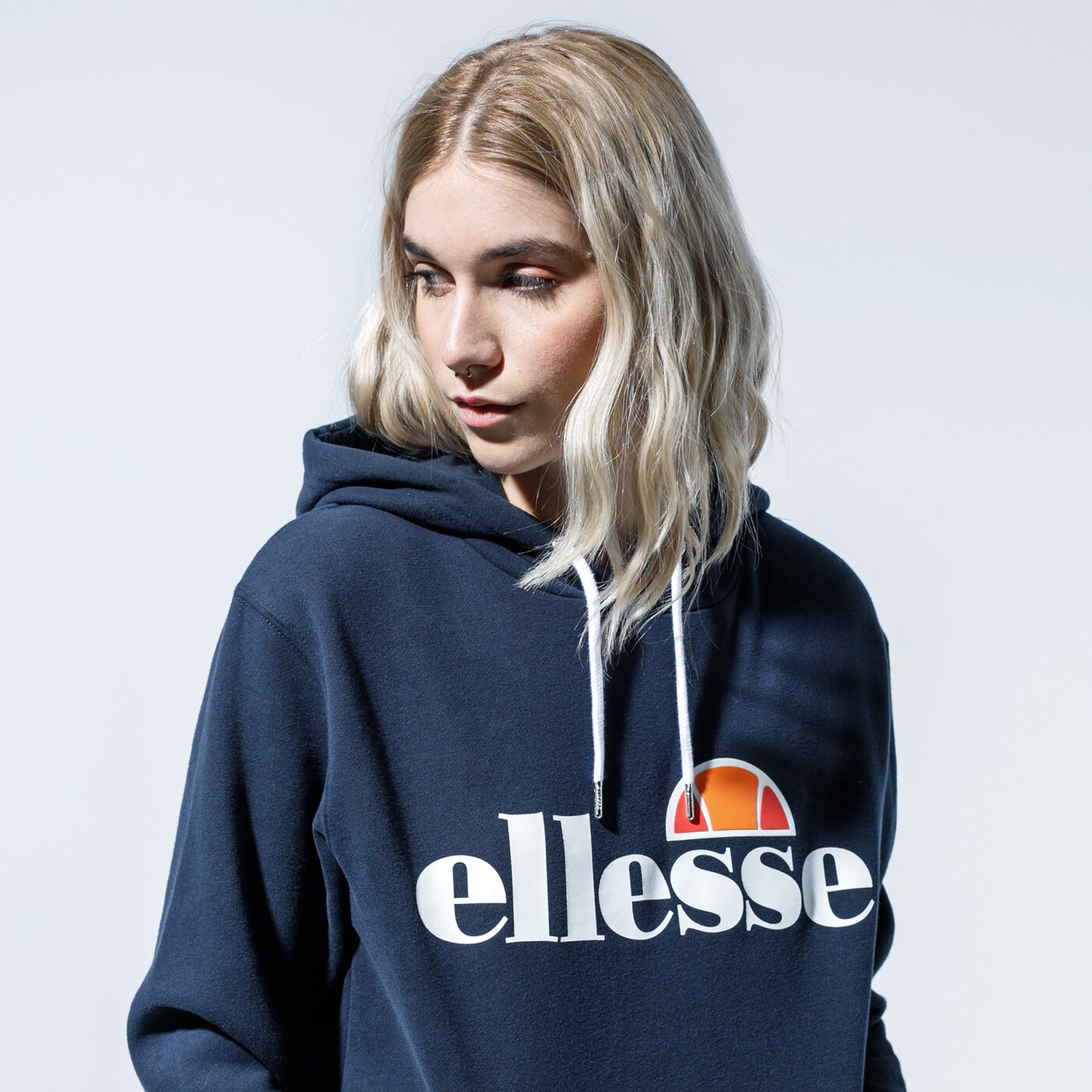 Дамски суичър ELLESSE СУИТЧЪР С КАЧУЛКА TORICES NAVY sgs03244429 цвят тъмносин