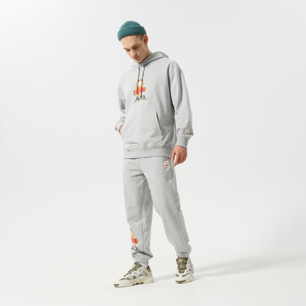 Мъжки суичър PUMA СУИТЧЪР С КАЧУЛКА PUMA X GARFIELD HOODIE 534435 04 цвят сив