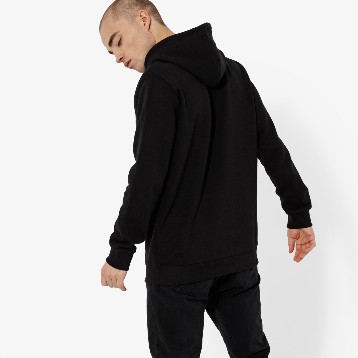 Мъжки суичър ADIDAS СУИТЧЪР С КАЧУЛКА TREFOIL HOODIE ADICOLOR ADICOLOR dt7964 цвят черен