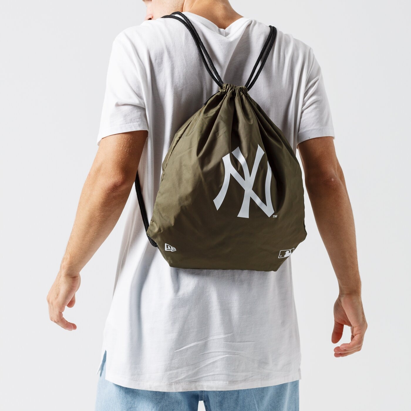 Детска мешка NEW ERA МЕШКА MLB GYM SACK NYY КАКИ NEW YORK YANKEES NOV 11942035 цвят каки