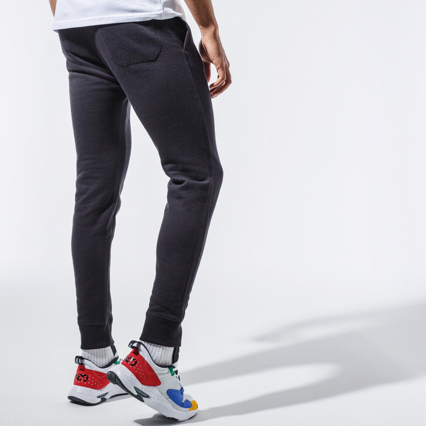 Мъжки панталони CHAMPION ПАНТАЛОНИ RIB CUFF PANTS 214962kk001 цвят черен