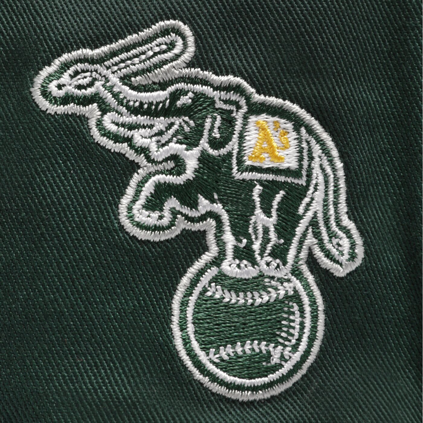 Мъжка шапка с козирка NEW ERA ШАПКА TEAM SIDE PATCH 5950 ATHLETICS OAKLAND ATHLETI 60364375 цвят зелен