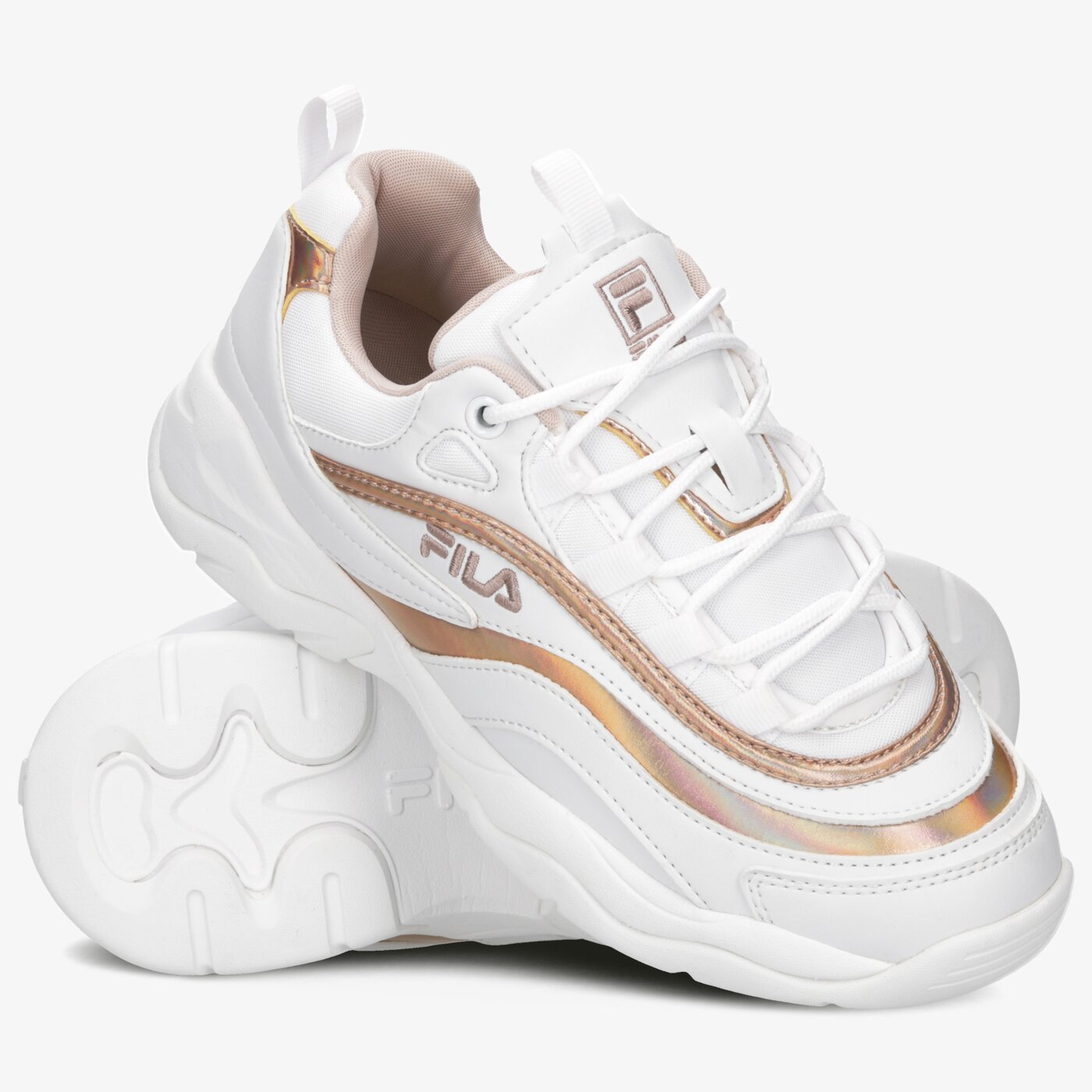 Дамски маратонки FILA RAY M LOW WMN 101076391r цвят бял