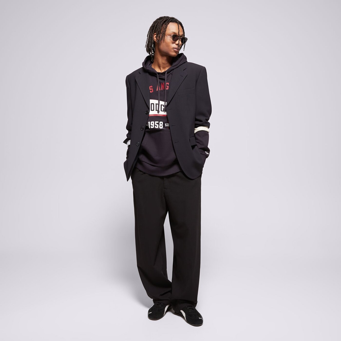 Мъжки суичър NEW ERA СУИТЧЪР С КАЧУЛКА MLB PENNANT LA DODGERS LOS ANGELES 60596189 цвят тъмносин