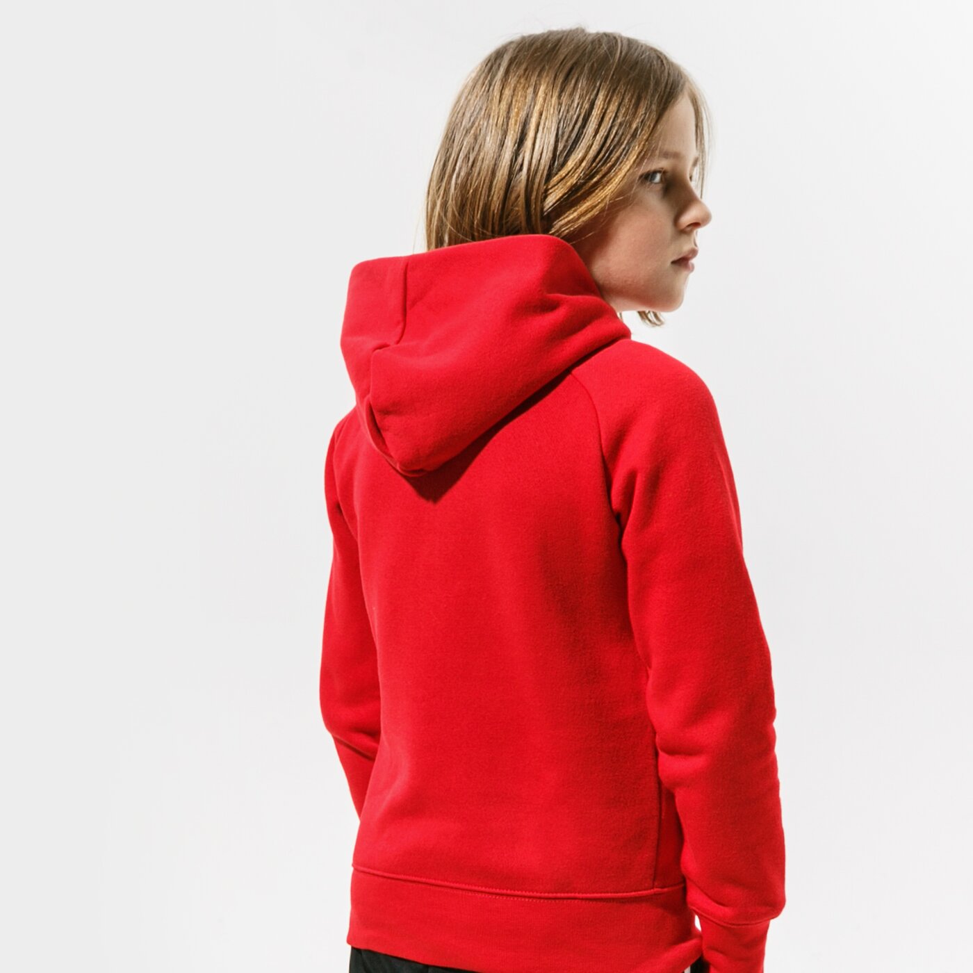 Детски суичър JORDAN СУИТЧЪР С КАЧУЛКА JDB JUMPMAN LOGO BOY 956326-r78 цвят червен