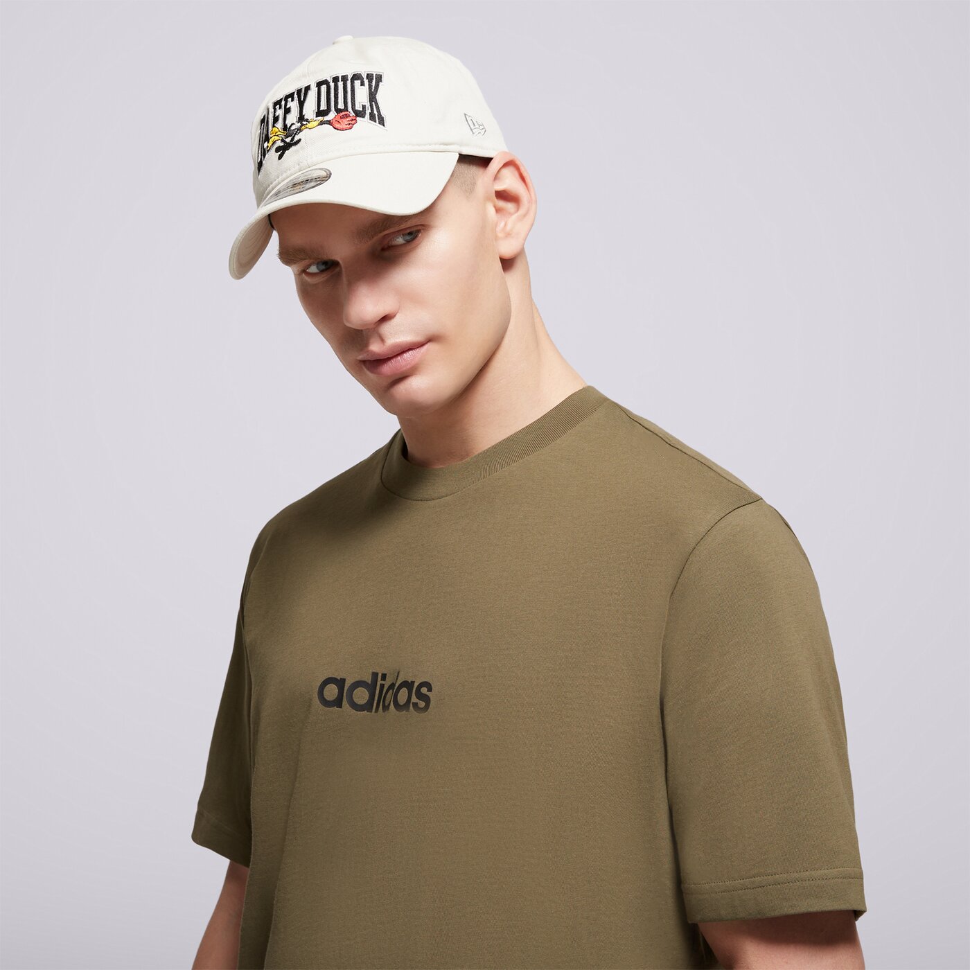 Мъжка шапка с козирка NEW ERA ШАПКА WB WASHED 920 DAFFY DAFFY DUCK 60595282 цвят бежов