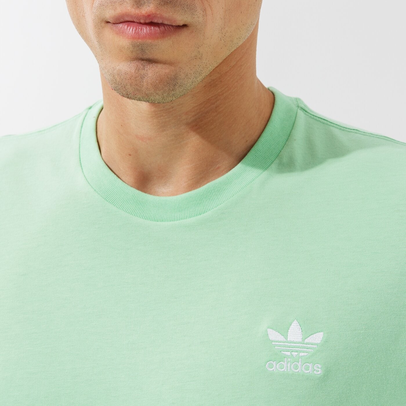 Мъжка тениска ADIDAS ТЕНИСКА ESSENTIAL h34633 цвят зелен