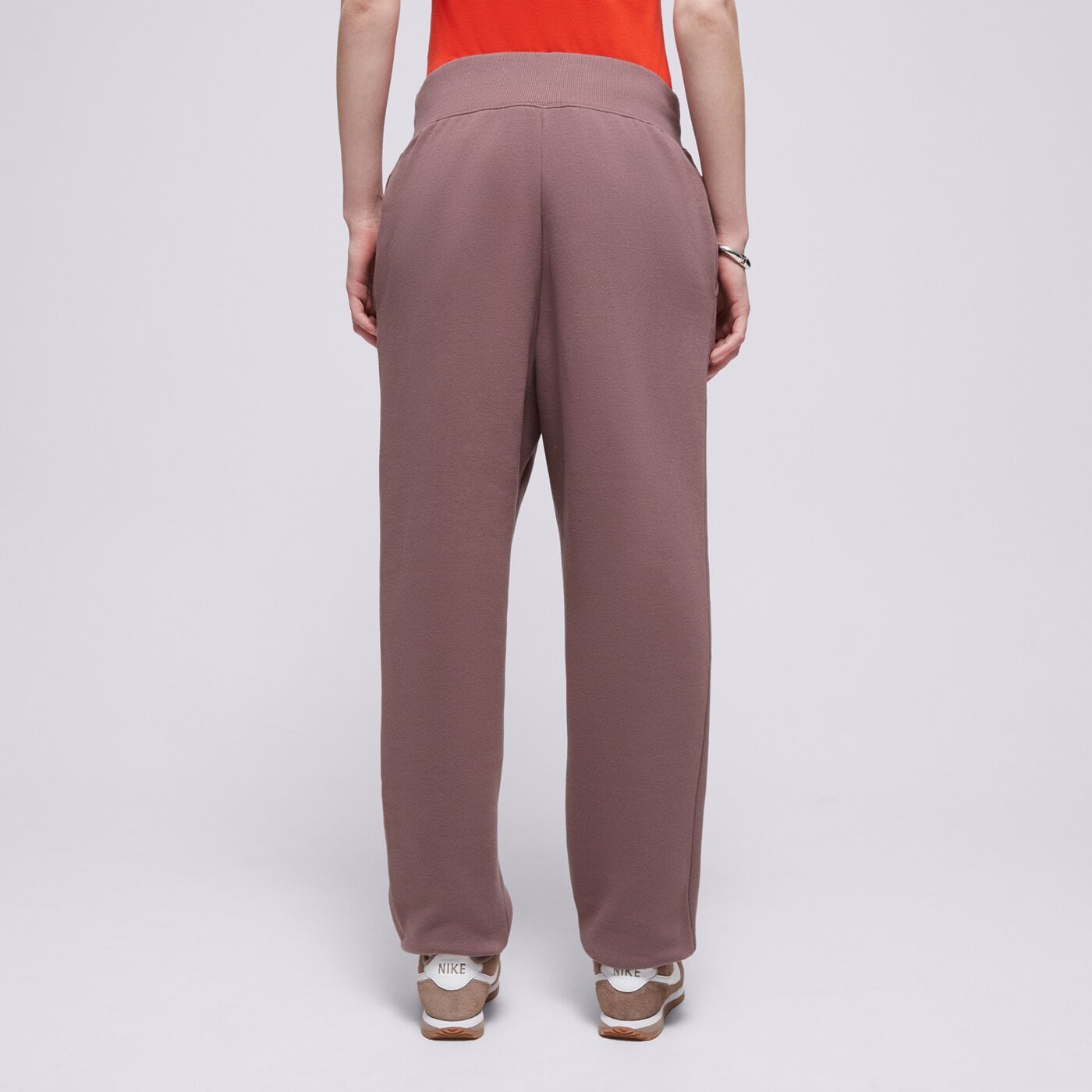 Дамски панталони NIKE ПАНТАЛОНИ W NSW PHNX FLC HR PANT STD fd0893-291 цвят кафяв