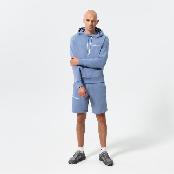 Мъжки къси панталони NEW BALANCE ШОРТИ NB ESSENTIALS PURE BALANCE FLEECE SHORT ms21552nhr цвят син