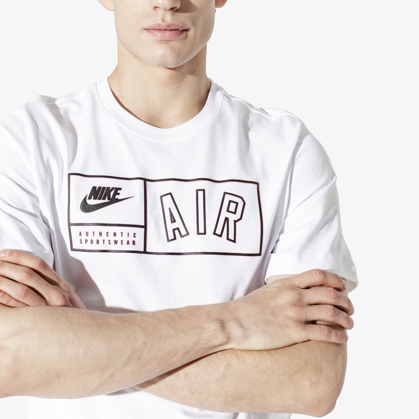 Мъжка тениска NIKE ТЕНИСКА SS M NSW TEE CLTR NIKE AIR av9963-100 цвят бял