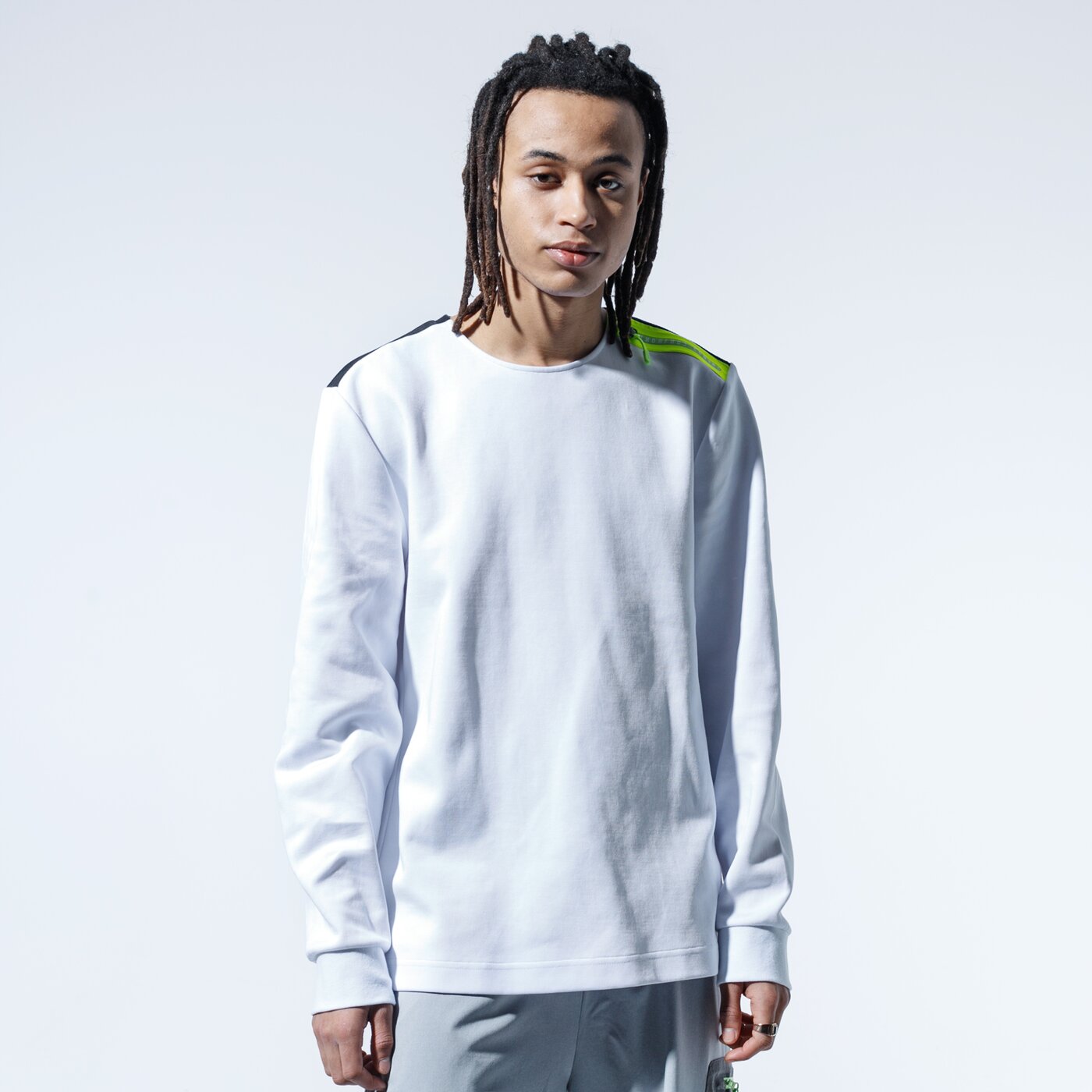 Мъжки суичър CONFRONT СУИТЧЪР SAN DIEGO cf120blm62001 цвят бял