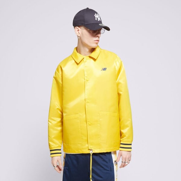 Мъжко преходно яке NEW BALANCE ЯКЕ SGH COACHES JACKET mj41553ggl цвят жълт