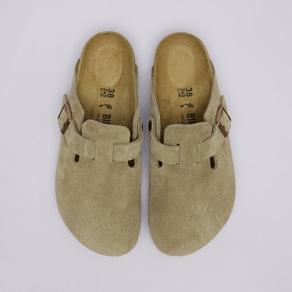 Дамски чехли и сандали BIRKENSTOCK BOSTON 60463 цвят бежов