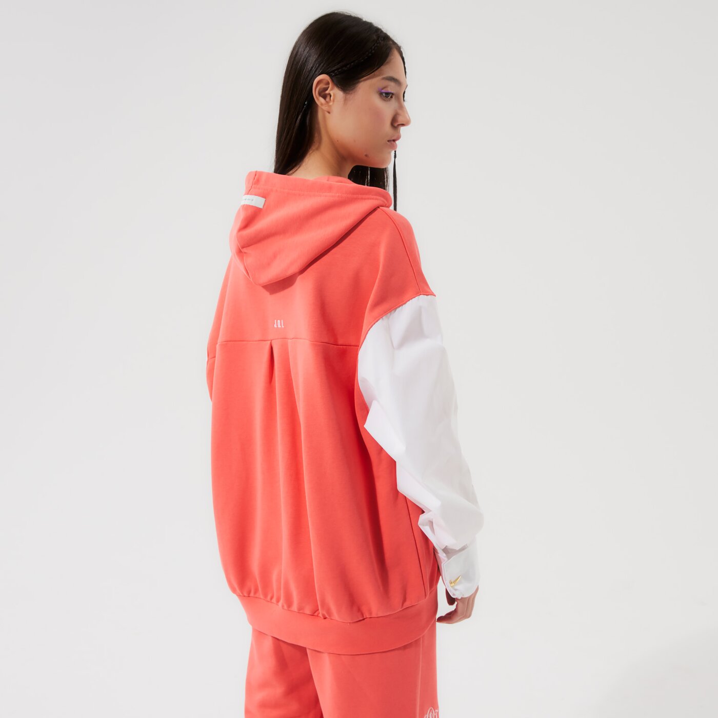 Дамски суичър NIKE СУИТЧЪР С КАЧУЛКА W NSW ICN CLSH FLC GX HOODIE dd5052-814 цвят коралов