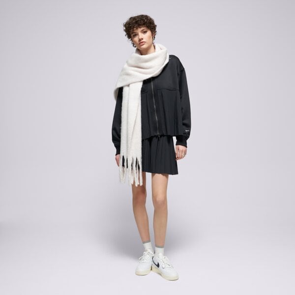 Дамски суичър NIKE СУИТЧЪР СЪС ЗАКОПЧАВАНЕ W NSW PLEATED JKT im7457-010 цвят черен