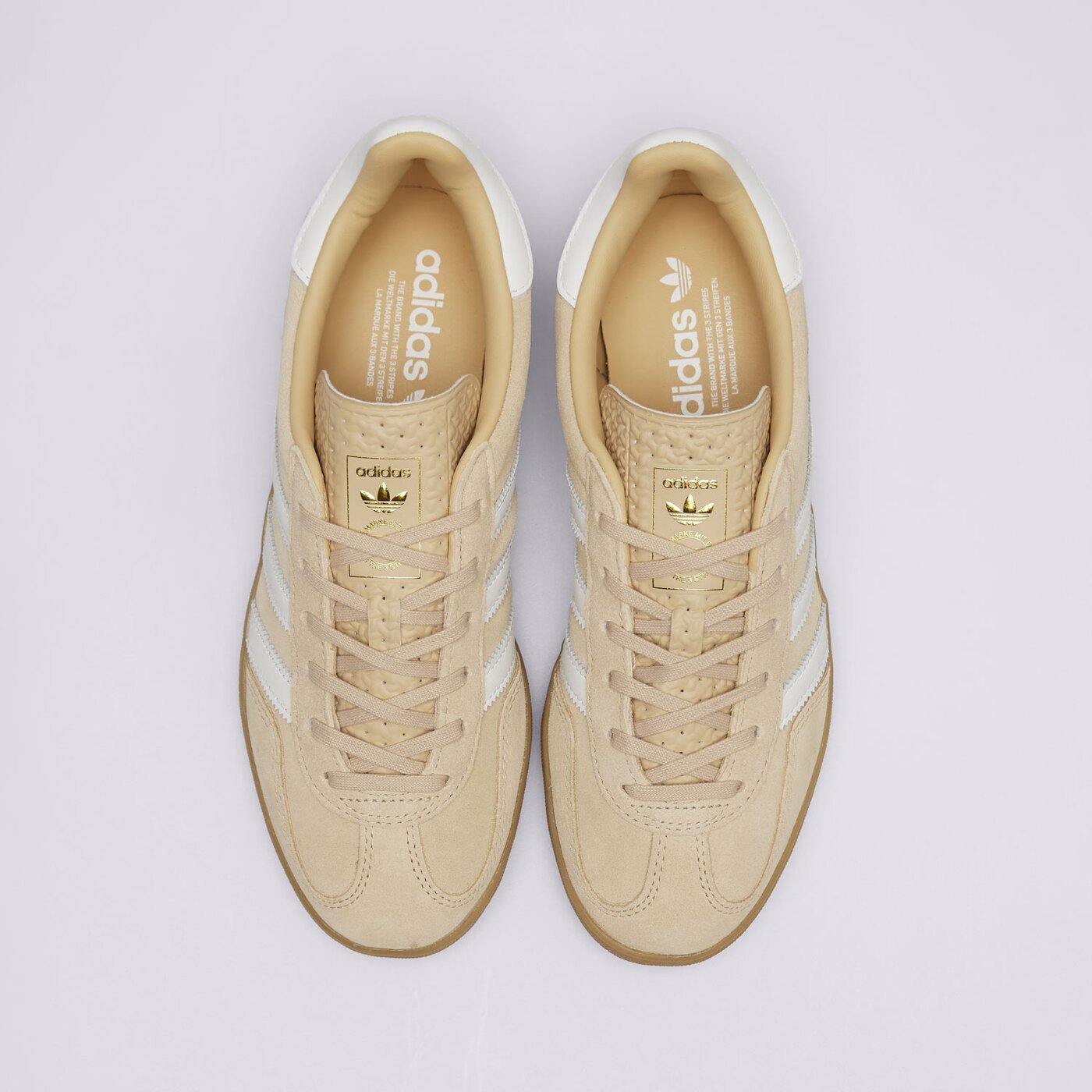 Дамски маратонки ADIDAS GAZELLE INDOOR W ih5482 цвят бежов