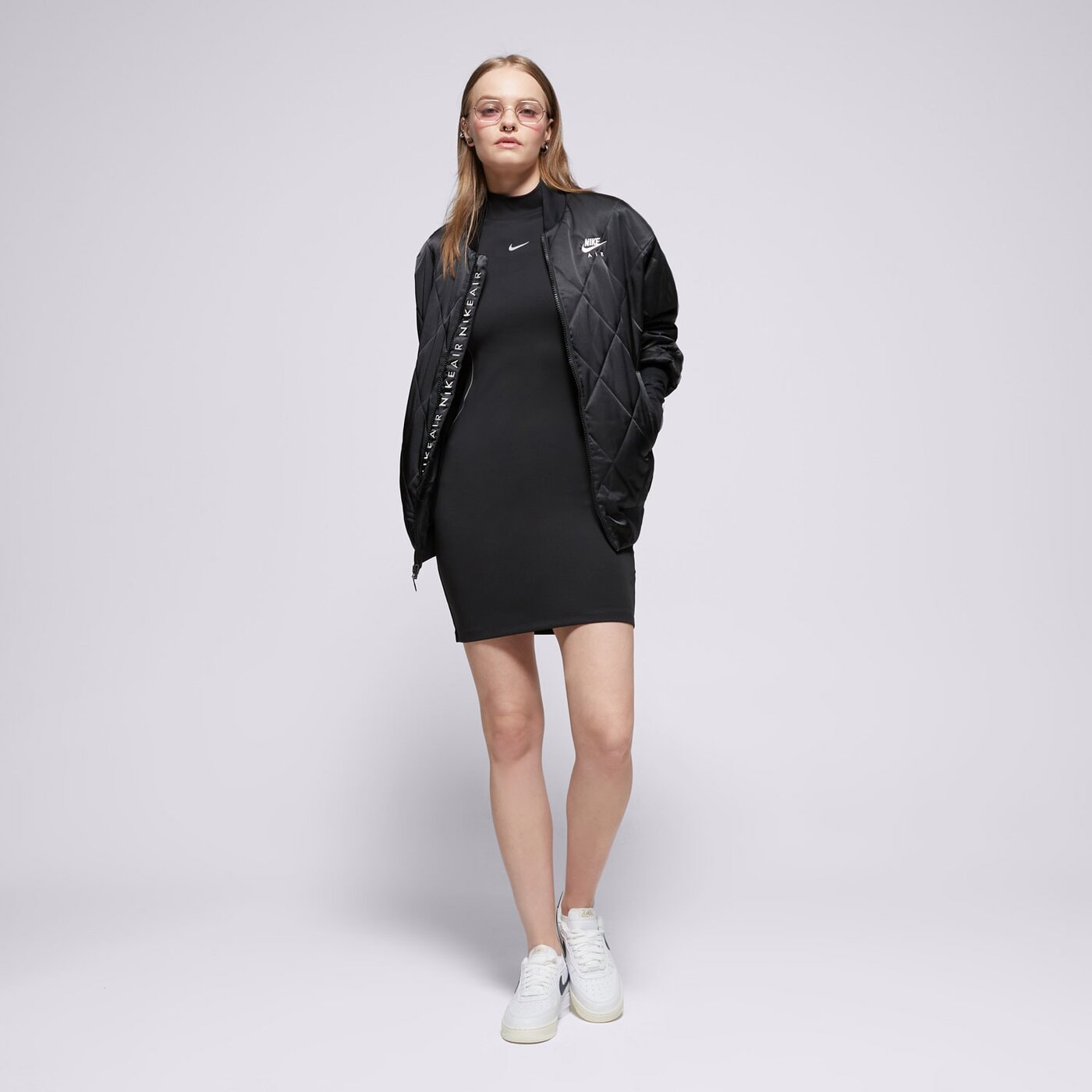 Дамски NIKE РОКЛЯ W NSW LS АНЦУГS SW hq3752-010 цвят черен