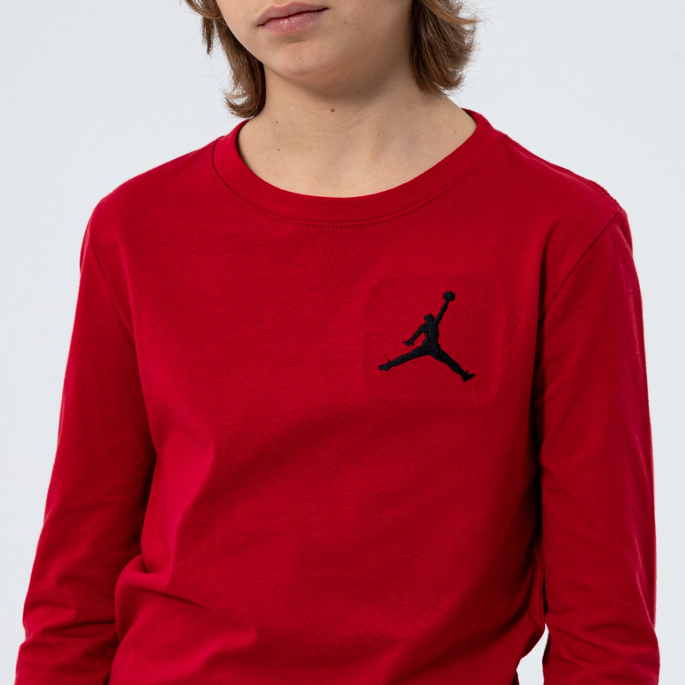 Детска тениска JORDAN ТЕНИСКА JUMPMAN AIR EMROIDERY BOY 95a903-r78 цвят червен