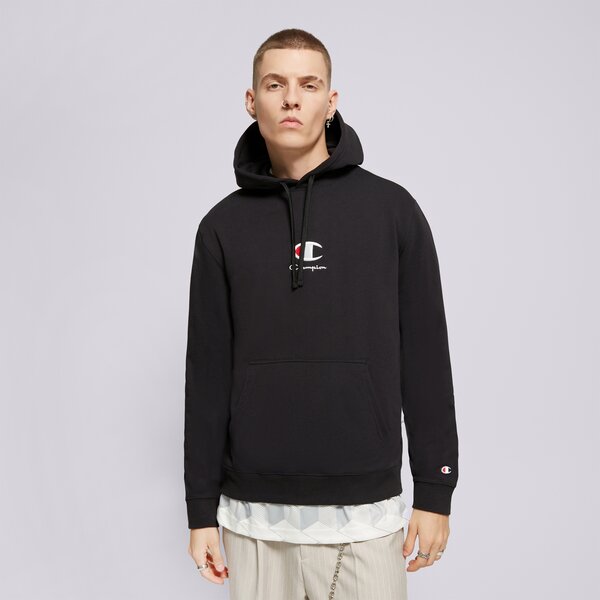 Мъжки суичър CHAMPION СУИТЧЪР С КАЧУЛКА HOODED SWEATSHIRT 219845kk001 цвят черен