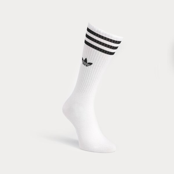 Дамски чорапи ADIDAS ЧОРАПИ 3-PACK SOLID SOCKS HIGH CREW ij0734 цвят бял