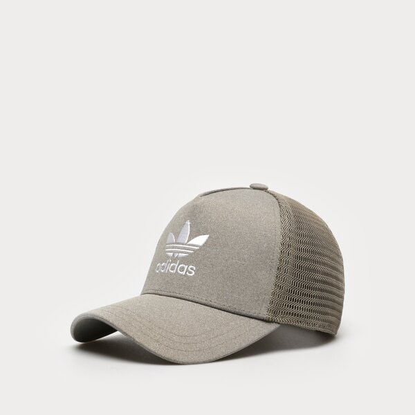 Мъжка шапка с козирка ADIDAS ШАПКА CURVED TRUCKER ic0021 цвят зелен
