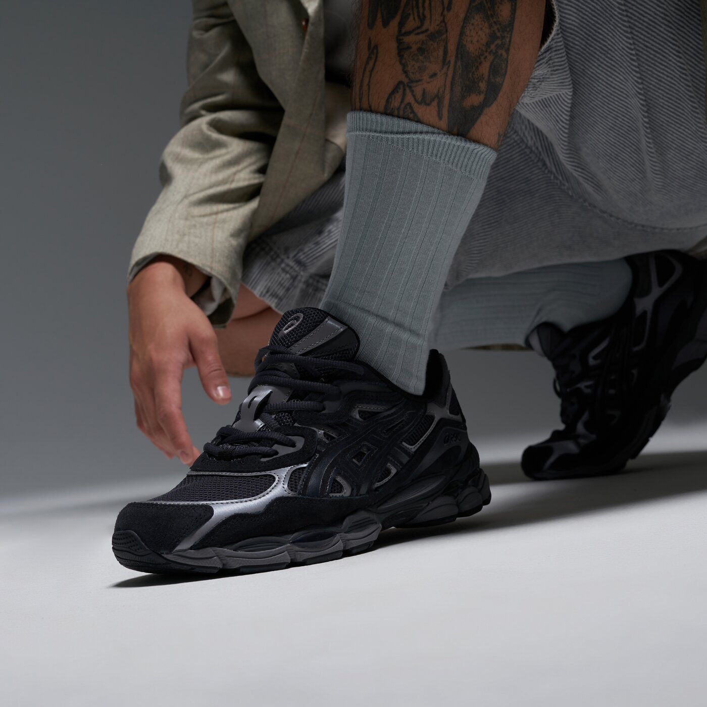 Мъжки маратонки ASICS GEL-NYC 1201a789-020 цвят черен