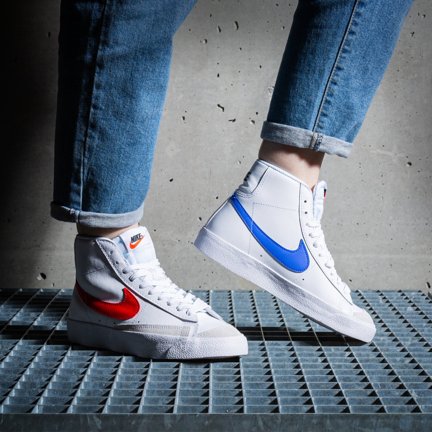 Детски маратонки NIKE BLAZER MID '77 da4086-117 цвят бял