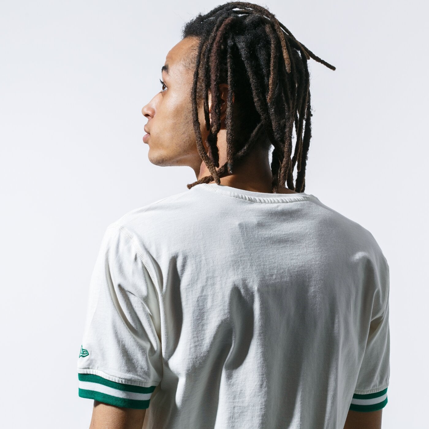 Мъжка тениска NEW ERA ТЕНИСКА NBA WORDMARK TEE CELTICS BOSTON CELTICS SFP 12123885 цвят бежов