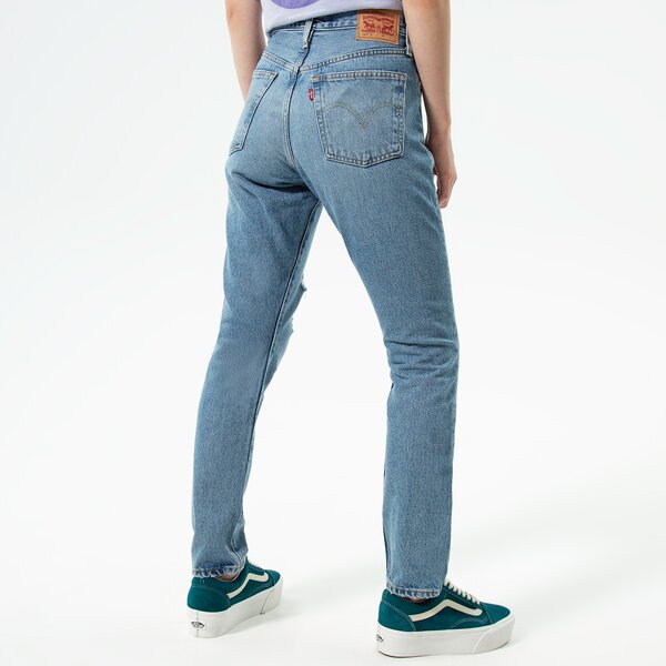 Дамски панталони LEVI'S ПАНТАЛОНИ 501 SKINNY 29502-0230 цвят син