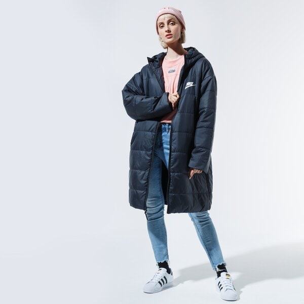 Дамско зимно яке NIKE ЯКЕ ЗИМНО W NSW CORE SYN PARKA cz1463-010 цвят черен