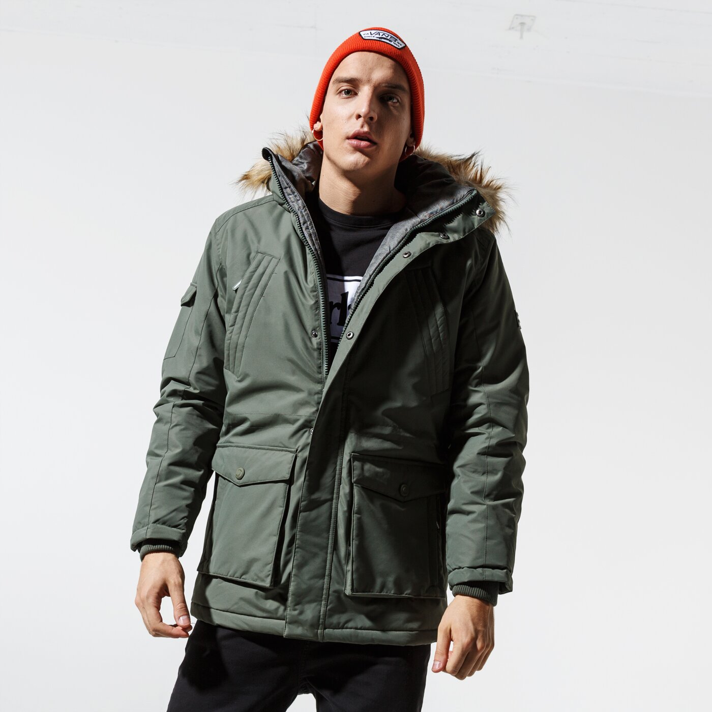 Мъжко зимно яке CONFRONT ЯКЕ HATTARD cfv39kum01001 цвят каки