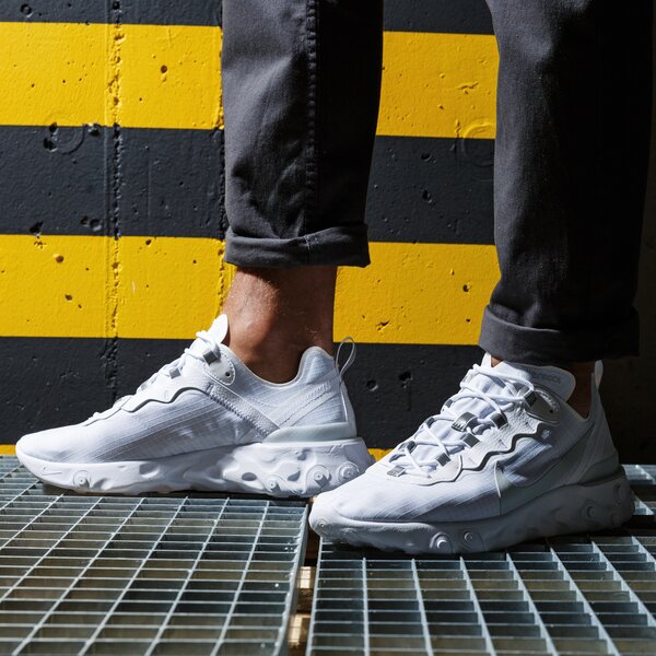 Мъжки маратонки NIKE REACT ELEMENT 55 SE SU19 bq6167-101 цвят бял