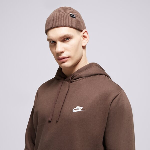 Мъжки суичър NIKE СУИТЧЪР С КАЧУЛКА SPORTSWEAR CLUB FLEECE bv2654-237 цвят кафяв