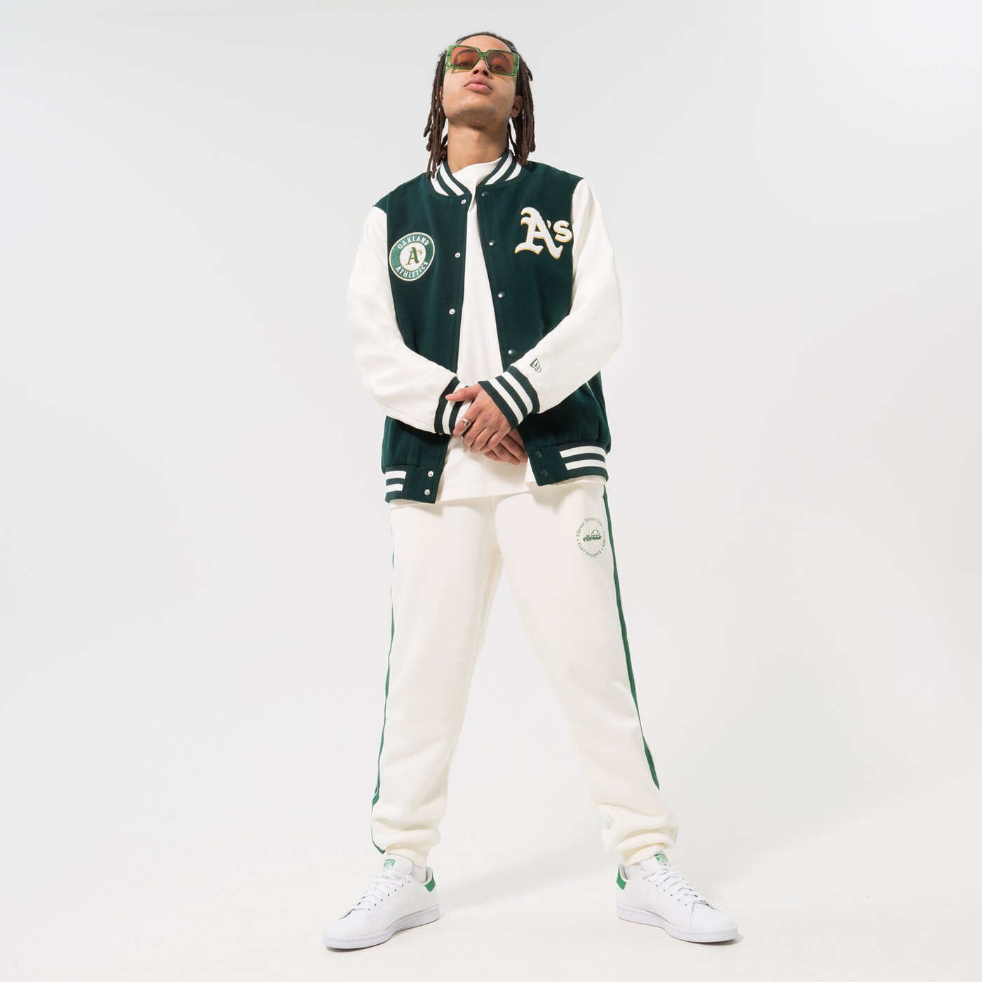 Дамски панталони ELLESSE ПАНТАЛОНИ AIRLA JOG PANT OFF WHT sgr17622904 цвят бял