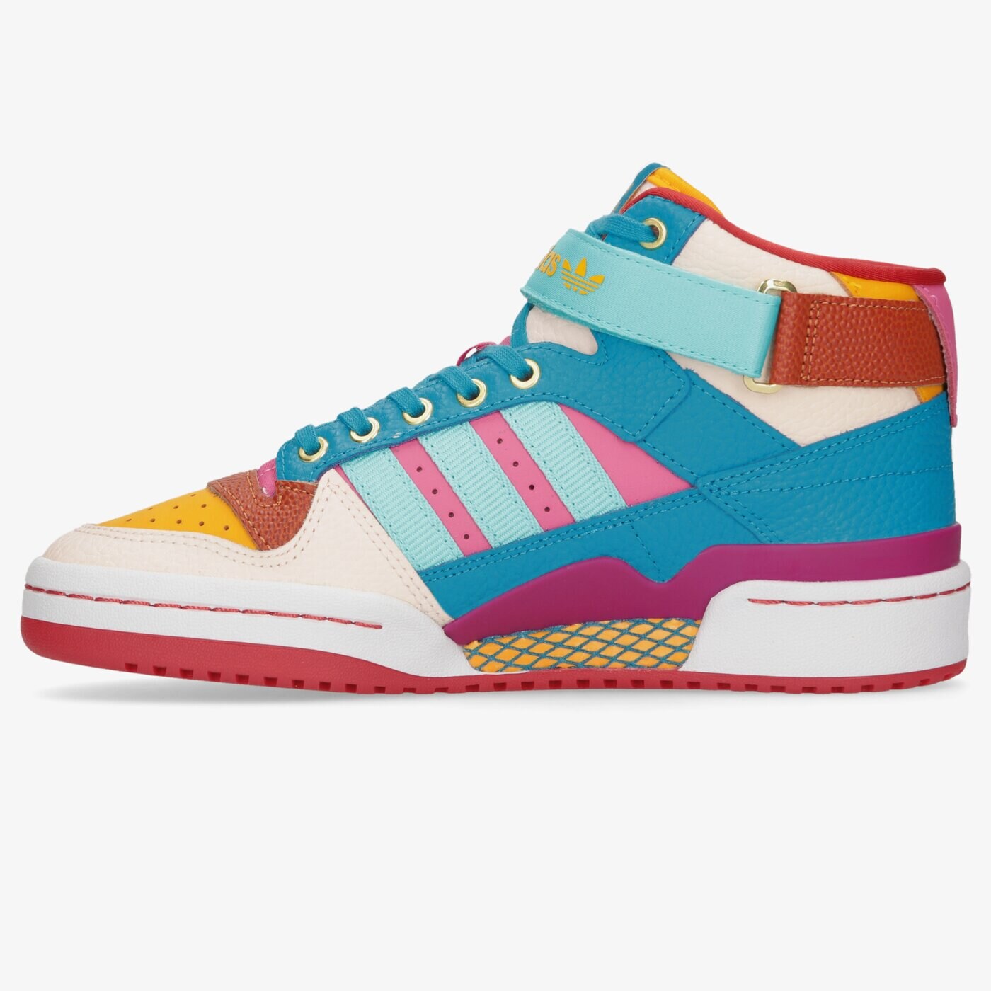 Дамски маратонки ADIDAS FORUM MID W gv7673 цвят многоцветен